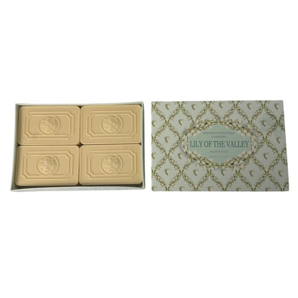 Saponificio Artigianale Fiorentino Lily of the Valley 4 Soaps - Made in Italy